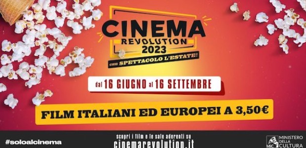 Immagine relativa al contenuto Al via Cinema Revolution. Che Spettacolo L'Estate