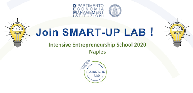 Immagine relativa al contenuto SMART-UP LAB Intensive Entrepreneurship School 2020 - Naples