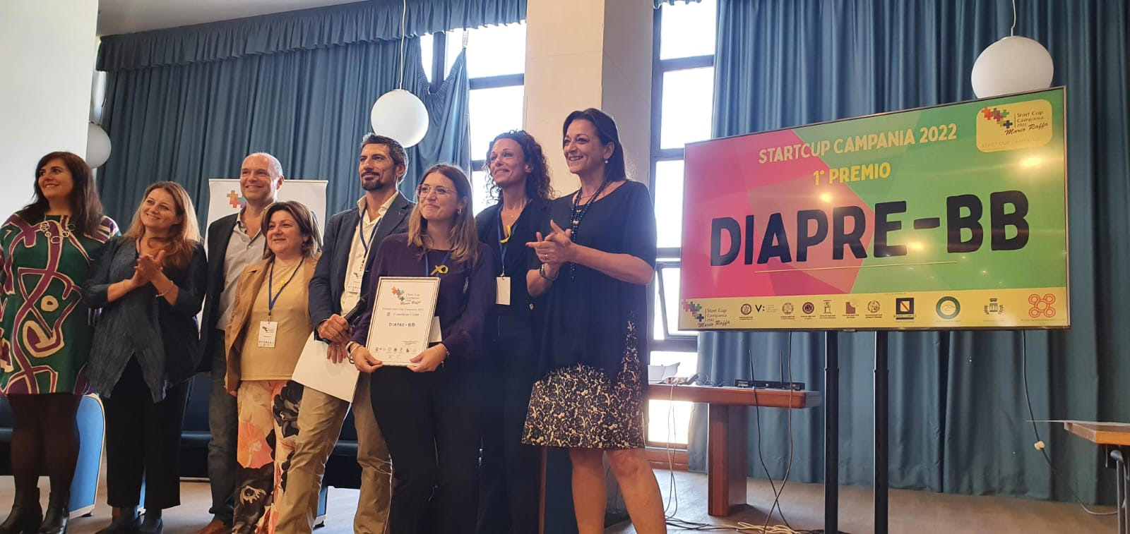 Immagine relativa al contenuto Il progetto DIAPRE -BB primo classificato alla Start Cup Campania 2022