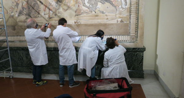 Immagine relativa al contenuto Federico II e MANN per il restauro del mosaico di Alessandro