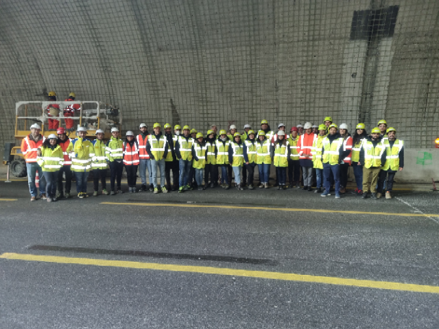 Immagine relativa al contenuto Gli allievi della Si Academy federiciana in visita ai cantieri della Tangenziale