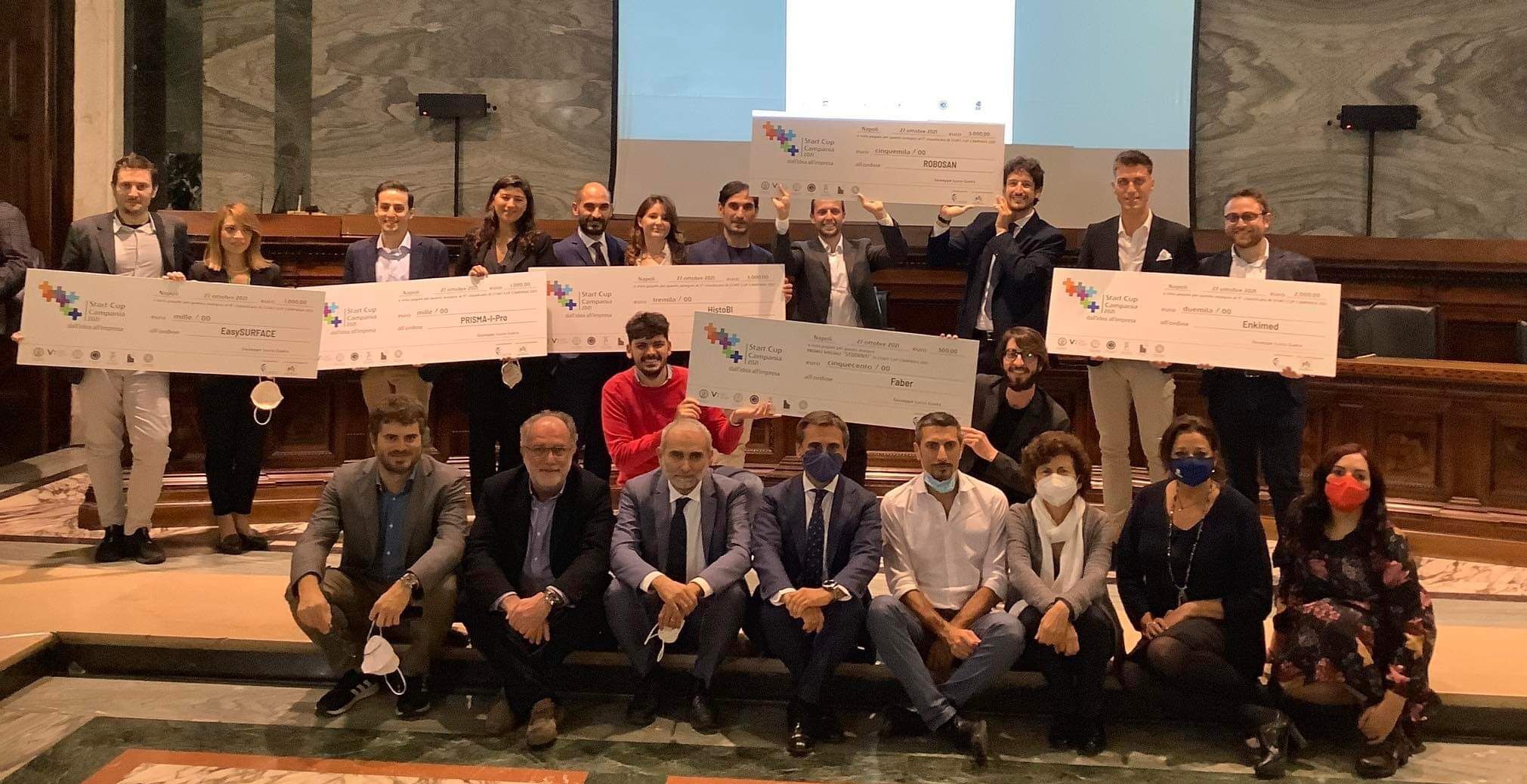 Immagine relativa al contenuto Start Cup Campania 2021: vince il Progetto Robosan del team di Vittorio Trifari