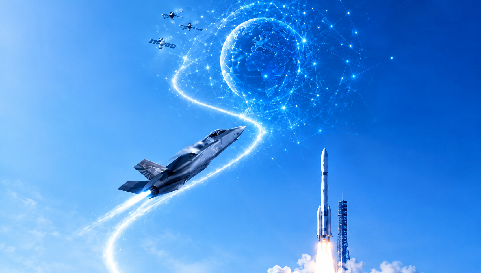 aereo droni e razzo