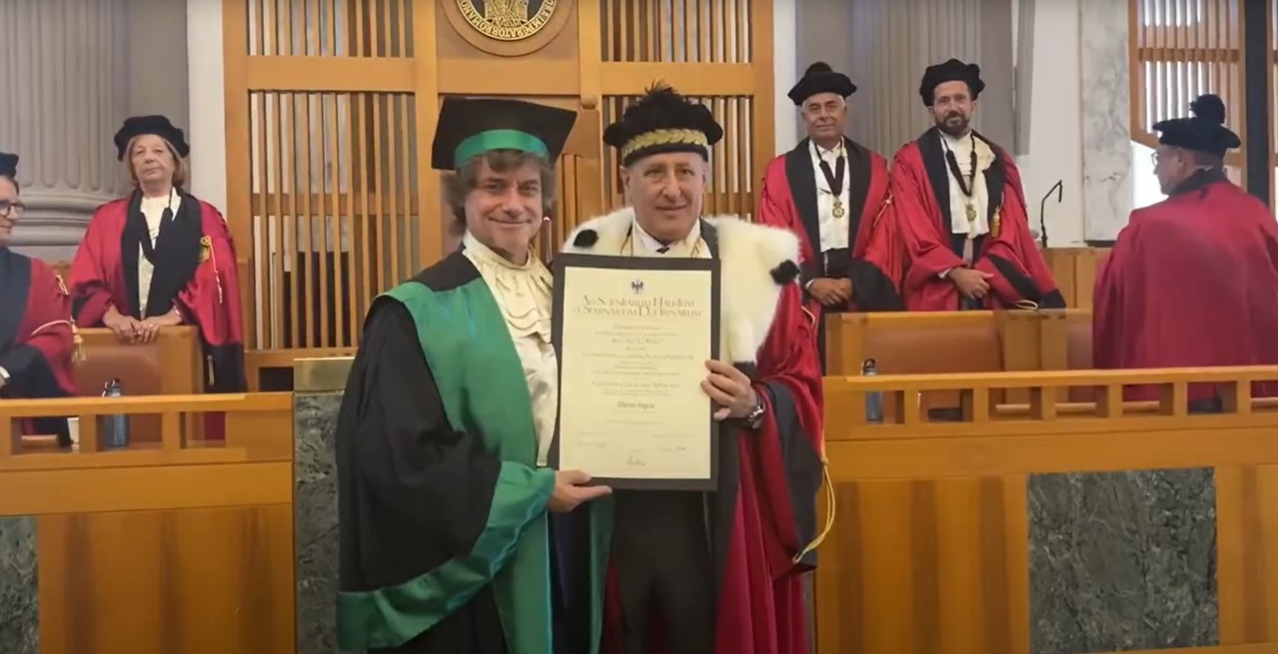 Laurea honoris causa Alberto Angela