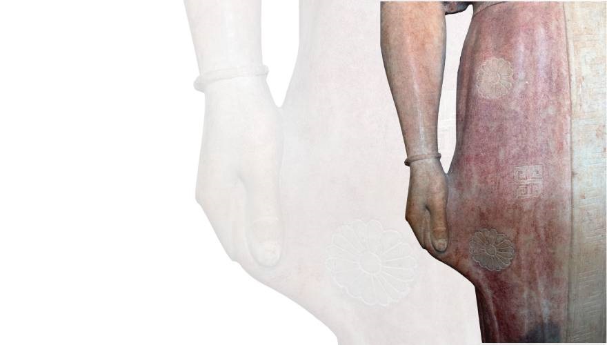 parte di una statua
