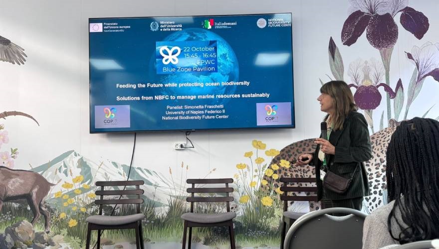 intervento durante la conferenza