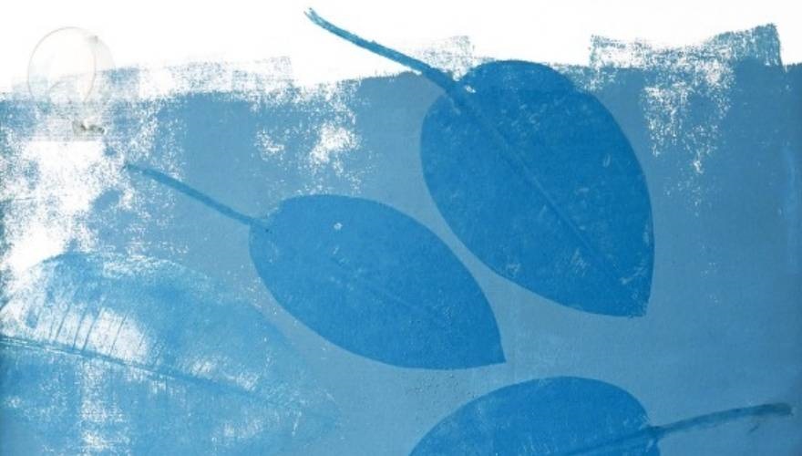 foglie blu
