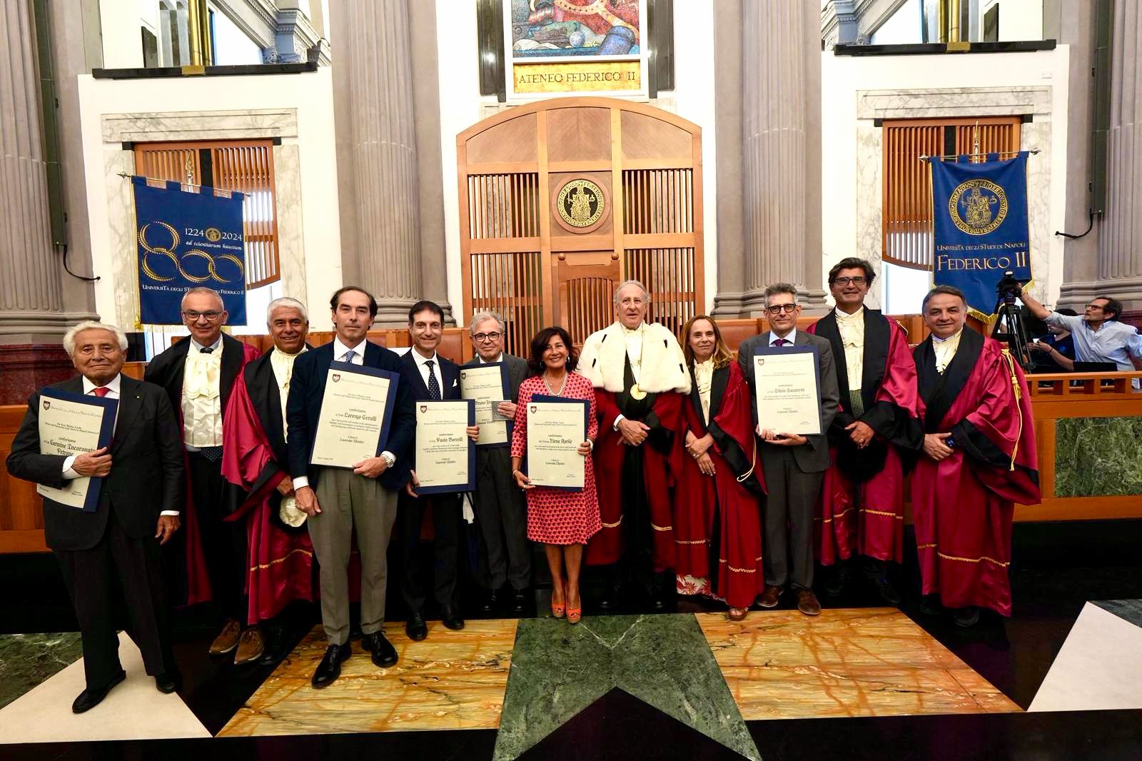 foto laureati illustri Federico II 2026