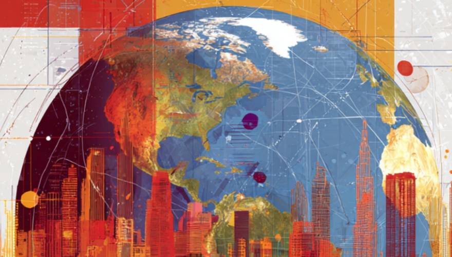 grattacieli stilizzati tratti dalla locandina