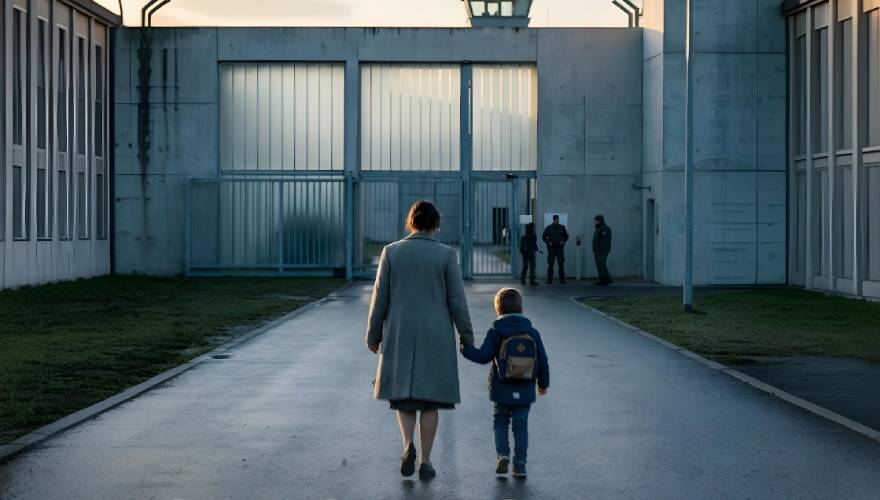 mamma e figlio in carcere