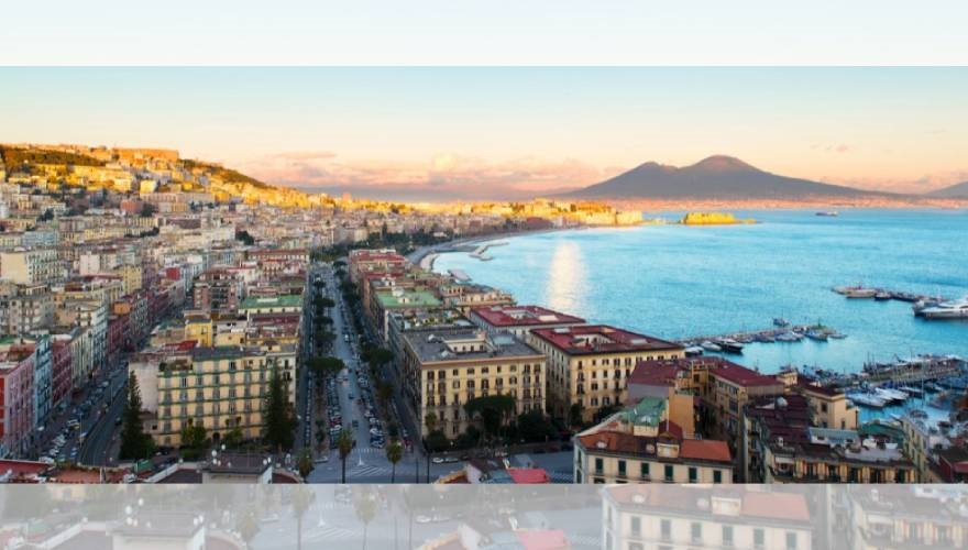 napoli veduta vesuvio
